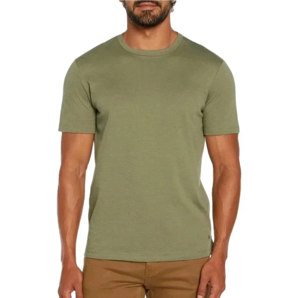 NWOT Banana Republic Men's XXL Luxe Touch Performance Tee Olive Green